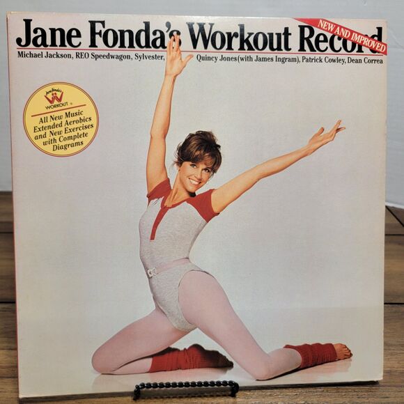 VINTAGE VINYL Jane Fonda's Workout Record 2 LP - New And Improved - Picture 1 of 11